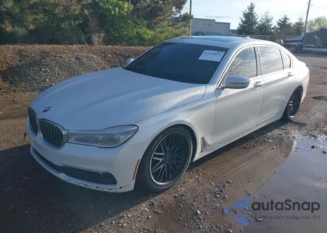 2016 BMW 750I xDrive z USA, uszkodzony, nr VIN WBA7F2C53GG420821